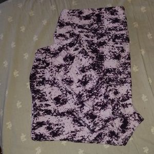 LuLaRoe TC Purple Print Leggins